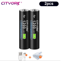 ราคา แบตเตอรี่ แบตเตอรี่แบบชาร์จไฟได้ USB แบตเตอรี่แบบชาร์จไฟได้ แบตเตอรี่แบบชาร์จเร็วความจุสูง สายชาร์จ USB ไม่ต้องใช้เครื่องชาร์จ 1 5 V AA AAA (20105601710)