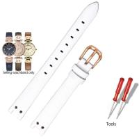 ราคา สายหนังแท้สำหรับ Anne Klein AK2156 AK2618 AK2157 AK1950หน้าปัดเล็กๆสายรัดห่วงโซ่นาฬิกาข้อมือวินเทจกำไลข้อมือ CarterFa ขนาด12มม k (19692315174)