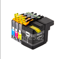 ราคา 4 Pack LC569XL BK LC565XL C LC565XL M LC565XL Y Full Set Print Ink Cartridge for Brother MFC J3720 MFC J3520 Color Inkjet Printer LC569 LC565 XL High Capacity LC569XL BK Black LC565XL C Cyan M Magenta