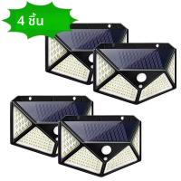 ราคา โคมไฟติดผนังทรงพลัง100 LED พลังแสงอาทิตย์เซ็นเซอร์ตรวจจับการเคลื่อนไหวโคมไฟสวนกลางแจ้งกันน้ำโคมไฟริมถนน (22914741515)