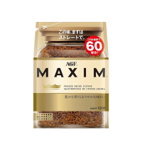 ราคา กาแฟ Maxim ของแท้จากญี่ปุ่น แบบซองเติม ปริมาณ 120 170 กรัม มี 2 สูตร สีทอง Aroma Select สีน้ำเงิน (24841634423)