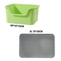 ราคา ชุด 99 กระบะทรายแมว แผ่นดักทรายแมว เซ็ตเซฟเวอร์ คุ้มค่าสุดๆ พรมดักทรายแมว พรม 2 ชั้น EVA กระบะทราย ใหญ่ แผ่นรอง (24802576549)