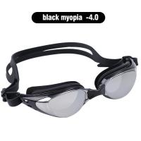 ราคา Myopia Swimming Glasses Prescription 1 0 9 0 Waterproof Anti Fog Swim Eyewear Silicone Diopter Diving Goggles Adults Children (22774778796)