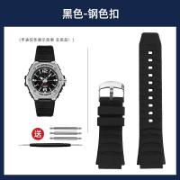 ราคา EF 552รุ่น Casio EDIFICE แบบพิเศษปากนูนสีดำนุ่มสายนาฬิกาข้อมือซิลิโคนกันน้ำสายนาฬิกาสร้อยข้อมือ20มม (23936650933)