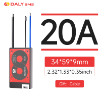 ราคา DALY ฮาร์ดแวร์ใหม่ BMS 4S 12V 8S 24V BMS 40A 20A 60A 100A Lifepo4แบตเตอรี่ BMS Nmc (24240005313)