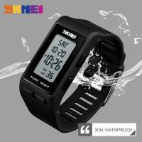 ราคา SKMEI นาฬิกากีฬาสำหรับผู้ชายผู้หญิงนาฬิกาข้อมือมีไฟ LED จับเวลาได้นาฬิกาข้อมือดิจิตอลกันน้ำนาฬิกาแฟชั่นผู้ชาย1362 (14290721098)