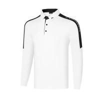 ราคา New Lindbergh Golf Clothes Mens Golf Clothes Long Sleeve Polo Shirt Breathable Quick Drying Sweat wicking Top (23922429317)