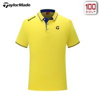 ราคา Taylormade TaylorMade Golf Clothing Summer Short Sleeved T Shirt Mens Breathable Sports Casual polo Shirt (24058050755)
