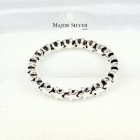 ราคา Star ring แหวนดาวรอบวง เรียบๆ แฟชั่น สไตล์อินเทรน แหวนเงินแท้ 925 Major Silver (4824266289)
