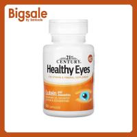 ราคา พร้อมส่ง 21st Century Healthy Eyes Lutein Zeaxanthin 60 Capsules ขวดสีเหลื่องอมส้ม (21099345153)