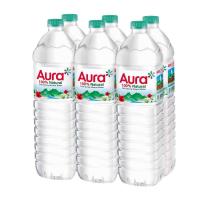ราคา โปรว้าวส่งฟรี ออรา น้ำแร่ธรรมชาติ 1500 มล แพ็ค 6 ขวด Wow Free Delivery Aura Mineral Water 1500 ml x 6 Bottles กดรับคูปองก่อนส่งฟรี โปรโมชัน มีเก็บปลายทาง (16468836450)