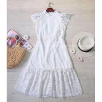 ราคา Aya shop เสื้อผ้าผู้หญิง เดรสลูกไม้สั้น เดรสออกงาน สีขาว โอรส ใส่ทำบุญ งานบวช ไปวัด พร้อมส่ง (22434500847)