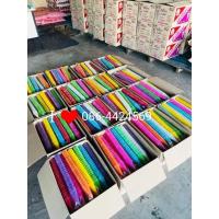 ราคา กรวยไอติมสี โคนไอติม โคนไอติมทำกระทง กรวยไอติมขายส่งโรงงาน กรวยทำกระทง โคนไอติมทำกระทง คละ8สี 40แถว 800กรวย กรวยสีสด (15027481549)