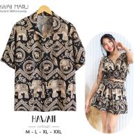 ราคา INTERชุดคู่เสื้อเชิ้ต ชุดเซ็ตเสื้อผูกไหล่ ลายช้างกนก ผ้าานุ่ม ลื่น ใส่เที่ยวทะเล ใส่เที่ยวคาเฟ่ ส่งจากเชียงใหม่ (24082396539)