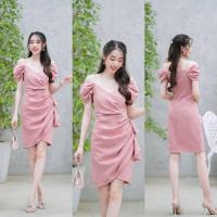 ราคา เดรสเปิดไหล่ ทรงหรู เดรสงานแต่ง ใส่ออกงาน งานหมั้น เดรสเพื่อนเจ้าสาว สวย ตรงปก มีสีแดง ชมพู เขียวเข้ม เขียวมิ้น ครีม น้ำตา พร้อมส่ง (23958247507)