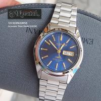 ราคา ussubmarine รุ่น J 035M นาฬิกาข้อมือแฟชั่น นาฬิกาผู้ชาย อะนาล็อก สายเหล็กสีเงิน หน้าปัดสีดำ ขาว น้ำเงิน เขียว กันน้ำ100 (23812810108)