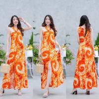 ราคา Aya Shop เสื้อผ้าแฟชั่น Maxi Dress เดรสมัดย้อม ชุดไปทะเล ชุดมัดย้อม ชายทะเล สีชมพู ฟ้า ส้ม ม่วง พร้อมส่ง (22586765586)
