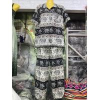 ราคา ชุดเซ็ทลายช้าง เสื้อลายช้าง กางเกงขายาวขาจั๊ม ผ้าสปัน Size M L XL 2XL 3XL งานไทย Made in Thailand ใส่ได้ทั้งผู้ชาย ผู้หญิง (24248339322)