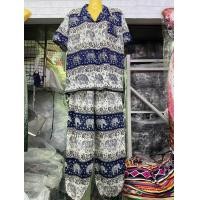 ราคา ชุดเซ็ทลายช้าง เสื้อลายช้าง กางเกงขายาวขาจั๊ม ผ้าสปัน Size M L XL 2XL 3XL งานไทย Made in Thailand ใส่ได้ทั้งผู้ชาย ผู้หญิง (24248339327)