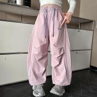 ราคา LBY กางเกงเด็กหญิง กางเกง ขายาว เด็ก หญิง กางเกงขายาวเด็กผู้หญิง ชุดเอี๊ยมเด็กผู้หญิงฤดูร้อนสไตล์ใหม่กางเกงพลีทสีพื้น (24894195009)