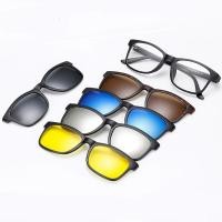 ราคา มีเก็บปลายทาง แว่น 5in1 แว่นตาคลิปออน เปลี่ยนเลนส์ได้ กันแดด ตัดแสงสะท้อน แว่นตา แว่นกันแดด แฟชั่น 5 เลนส์ (21307303140)
