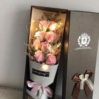 ราคา HANGDIAN จัดส่งฟรีทั้งร้าน ของขวัญวันวาเลนไทน์สบู่รูปทรงดอก ช่อดอกไม้ส่องแสงใต้แสงดาวเป็นของขวัญสําหรับใครบางคน ของขวัญวันเกิดแฟน ดอกไม้แห้ง ช่อดอกไม้ ช่อกุหลาบ ของขวัญสุดโรแมนติก ของขวัญรับปริญญา ของ