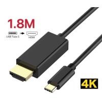 ราคา USB3 1 Type C to hdmi 4K 2K HDTV Adapter Cable 1 8M For Macbook Pro and Samsung Galaxy S8 (4573978751)