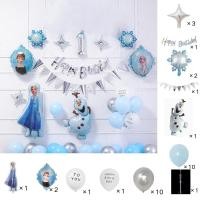 ราคา ลูกโป่งวันเกิดเจ้าหญิง Happy Birthday เอลซ่าชุดใหญ ลูกโป่งเจ้าหญิง ชุดลูกโป่งวันเกิด (24803295776)