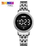 ราคา SKMEI 1669ผู้หญิง LED นาฬิกา Luruxy เพชรแบบ Dial แฟชั่นเลดี้นาฬิกาข้อมือสายสแตนเลส30เมตรกันน้ำ (7040844193)