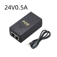 ราคา 24V 48V 0 5A 1A เดสก์ท็อป POE Injector Ethernet Adapter กล้องวงจรปิด สำหรับกล้อง IP (24819482480)