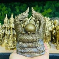 ราคา องค์ปู่ศรีสุทโธ และแม่ย่าศรีปทุมมา ทรงเฝ้ามณีนาคา เนื้อทองเหลือง สูง 3 นิ้ว (14226861634)