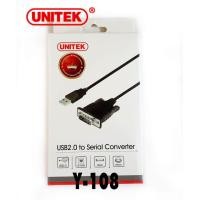 ราคา สาย usb to serial Unitek Y 105 USB to RS232 Serial DB9 Com Port Cable 1 5M Black (14591402083)
