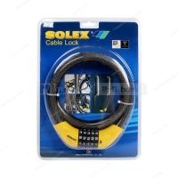 ราคา สายล็อกสลิงแบบรหัส 5 หลักเหล็ก SOLEX รุ่น CABLE LOCK ไม่มีกล่อง เฉพาะสินค้า (23221661795)