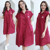 ราคา ชุดเดรสผู้หญิง ชุดกระโปรงผู้หญิง กระโปรงยาว เดรสยาว เดรสยาวสาวอวบ ชุดเที่ยวทะเลเดรสเที่ยวทะเล เดรสเชิ้ตยาว ลายมาใหม่ ใส่สบายไม่ร้อน (19607395357)