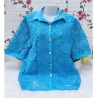 ราคา เสื้อลูกไม้ เสื้อเชิ๊ตผู้หญิงอก44 46และอก46 48นิ้วและอก50 52นิ้วใส่ได้งานฟรีไชส์ (21208104029)