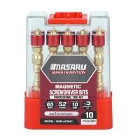 ราคา MASARU ไขควงปลายแม่เหล็ก ดอกไขควงแฉก 2 ปลาย เกรด S2 ดอกไขควงลม ดอกสว่านแม่เหล็ก 65 มิล หัวไขควง (24569498122)