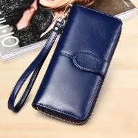 ราคา พร้อมส่ง Korea กระเป๋าสตางค์ใบยาว กระเป๋าเงินผู้หญิง กระเป๋าสตางค์ ผู้หญิง รุ่น N0 88 สีน้ำเงิน (152022577)