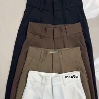 ราคา A09 กางเกง 9 ส่วน ซิปหน้า ทรงกระบอกกลาง (25004297464)