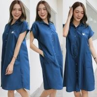 ราคา ชุดเดรสผู้หญิง ชุดกระโปรงผู้หญิง กระโปรงยาว เดรสยาว เดรสยาวสาวอวบ ชุดเที่ยวทะเลเดรสเที่ยวทะเล เดรสเชิ้ตยาว ลายมาใหม่ ใส่สบายไม่ร้อน (19744889370)