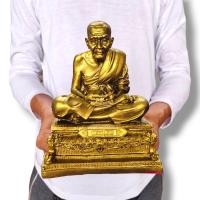 ราคา สมเด็จพระโคะ หลวงปู่ทวดเหยียบน้ำทะเลจืด วัดพะโคะ หน้าตัก5นิ้ว งานเรซิ่นสีทองโบราณ (19756621048)