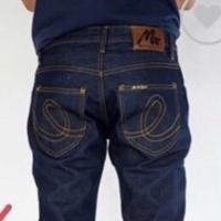 ราคา Inter76 กางเกงยีนส์ขาม้าวินเทจ ชาย กางเกงย้อนยุค กางเกงยีนส์ขาม้าเล็ก ใช้ผ้ายีนส์ผ้าดิบ สียีนส์เข้มผ้าลายสองเนื้อแข็งที่ไม่เคยตกยุค (19544716371)