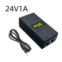 ราคา POE Power Injector ใช้ร่วมกันได้ 24V 48V แหล่งจ่ายไฟ POE อะแดปเตอร์อีเทอร์เน็ต POE (24819601295)