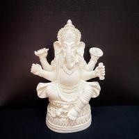 ราคา พระพิฆเนศ ปางคริสปา คณปติ วัสดุงานหล่อเรซิ่น สูง 18 ซม มีทั้งหมด 5 สี (15158702641)