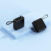 ราคา 20000mAh Power Bank พาวเวอร์แบงค์ มีสายชาร์จในตัว 4 พอร์ต USB Type C Lighting Portable Charge Compatible for iPhone Samsung Pixel iPadของแท้ 100 (24561685930)