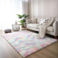 ราคา ORANGE ขนาดใหญ่พรมปู พรมห้องนอน ขนยาว นุ่ม 120x160cm 80x120cm พรม สไตล์นอร์ดิกผ้า (24724269617)