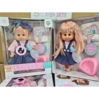 ราคา ตุ๊กตาฉี่ได้ ของเล่นลูกสาว กินนมกินน้ำได้ ตุ๊กตาดูดนม ร้องและกระพริบตาได้ ตุ๊กตาเด็ก ของเล่นเสริมพัฒนาการ พร้อมส่ง (17596385166)