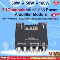 ราคา Vodool Official Mall แอมป์จิ๋วZK MT21 ลำโพง บลูทูธ บอร์ดขยายเสียงสเตอริโอ ซับวูฟเฟอร์ บลูทูธ 5 0 50WX2 100W 2 1 แชนแนล (24956264747)