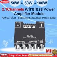 ราคา แอมป์จิ๋วZK MT21 ลำโพง บลูทูธ บอร์ดขยายเสียงสเตอริโอ ซับวูฟเฟอร์ บลูทูธ 5 0 50WX2 100W 2 1 แชนแนล (24876516407)