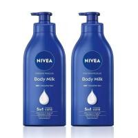 ราคา ส่งฟรี 1แถม1 NIVEA นีเวีย บอดี้โลชั่น intensive moisture extra bright ขนาด 525 550ml X 2 ขวด (23244142337)