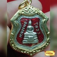 ราคา จี้หลวงพ่อโสธร วัดโสธรวรารามวรวิหาร ปี2509 จ ฉะเชิงเทรา ลงยาสีแดง เเละน้ำเงิน เลี่ยมกรอบทองชุบไมครอน (12487963606)